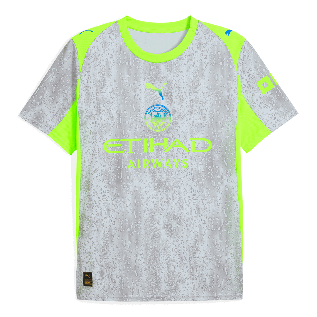 Kit de fútbol visitante del Manchester City (camiseta y pantalón corto) 2025/26