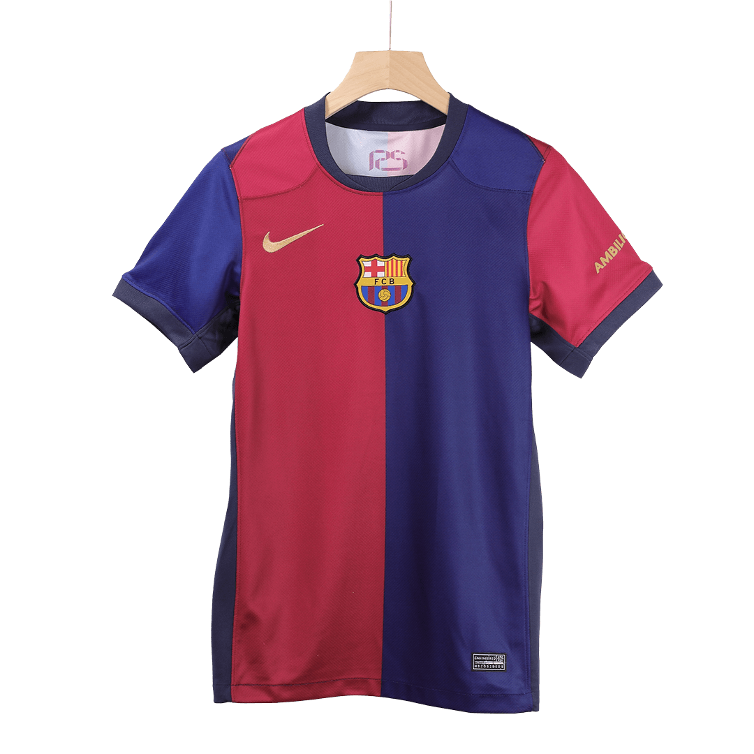 Camiseta de local del Barcelona F.DE JONG #21 2024/25 - Logotipo de Spotify sin texto