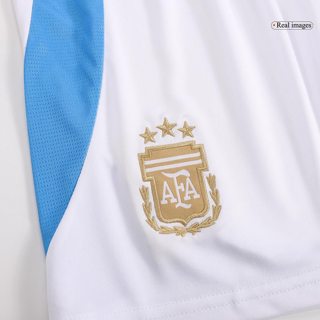 Kit de camiseta de fútbol local de Argentina para niños (camiseta, pantalón corto y medias) 2024