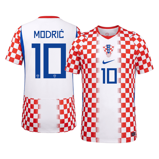 MODRIC #10 Camiseta de local de Croacia para el Mundial 2026 Roja y Blanca