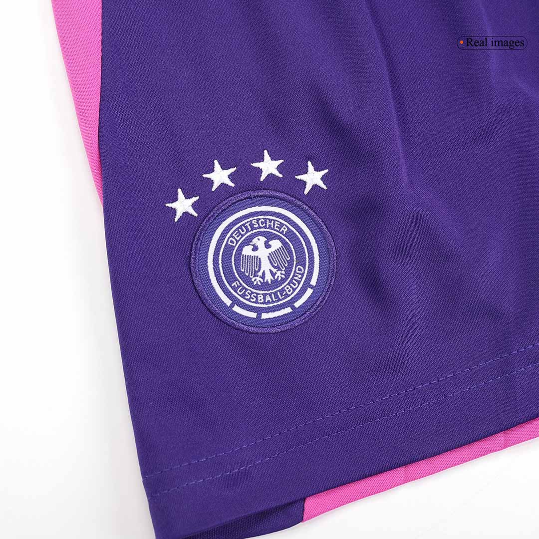 Kit de camiseta de fútbol visitante de Alemania para niños (camiseta, pantalón corto y calcetines) para la Eurocopa 2024