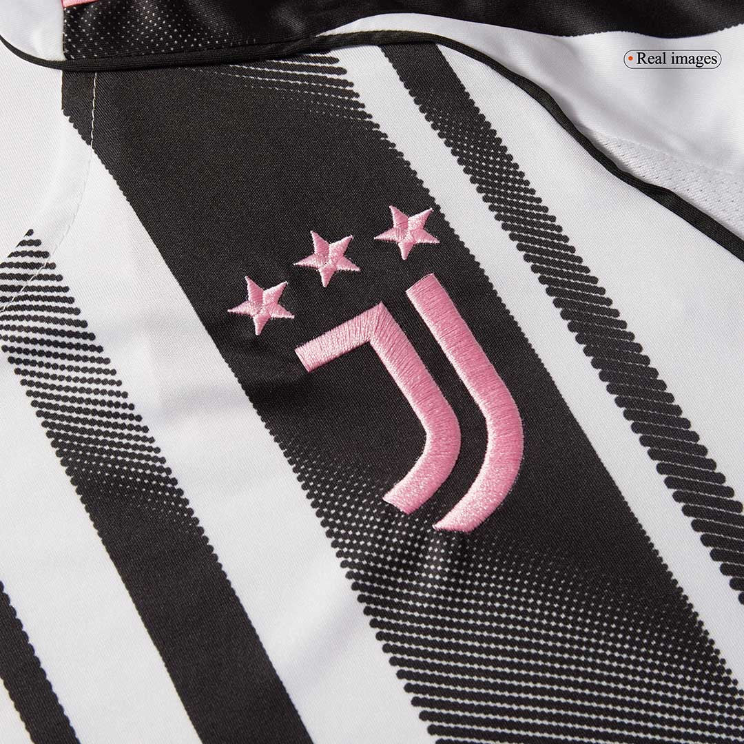Camiseta de fútbol local de la Juventus YILDIZ #10 2025/26, negra y blanca