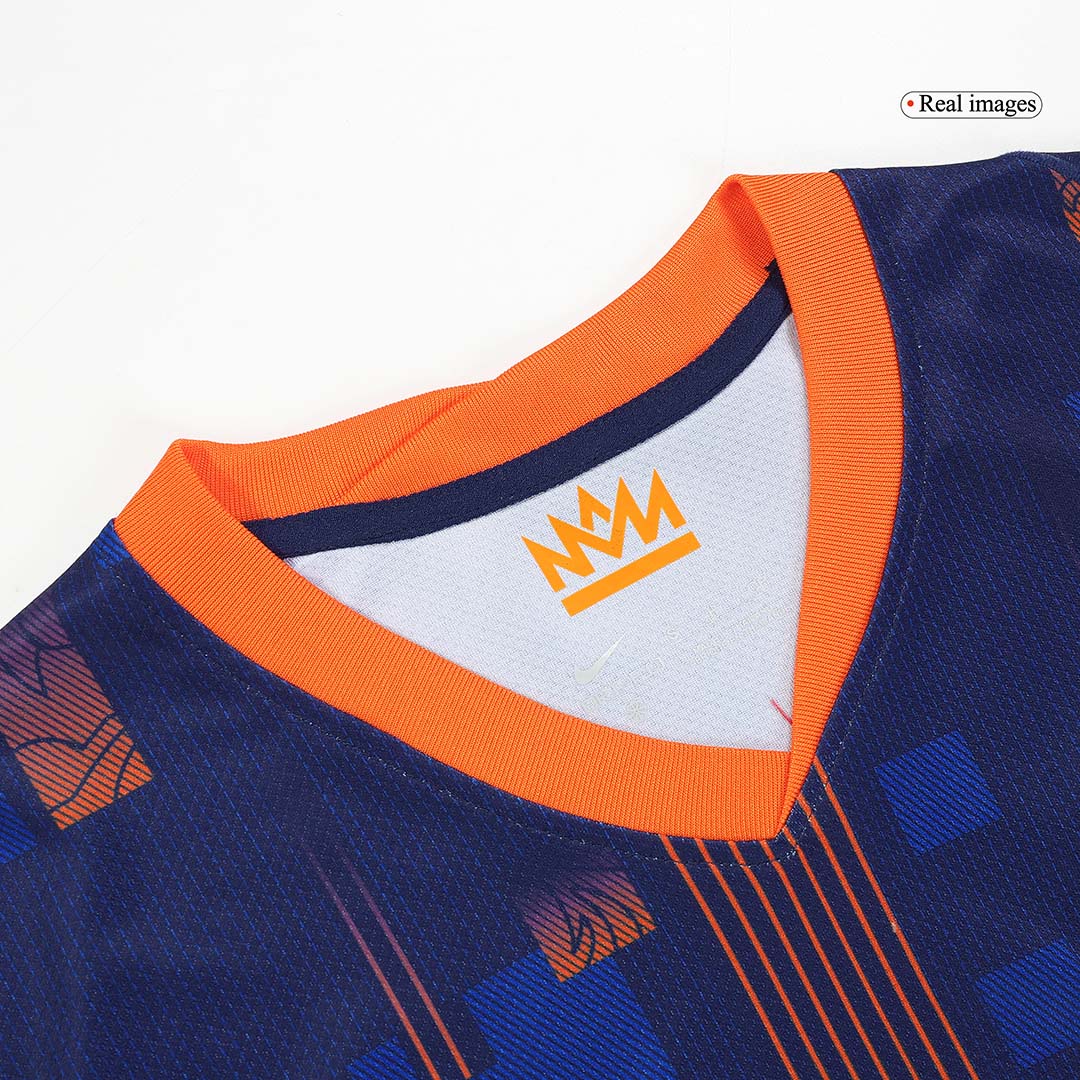 MALEN #18 Camiseta Futbol Holanda Segunda Equipación Eurocopa 2024