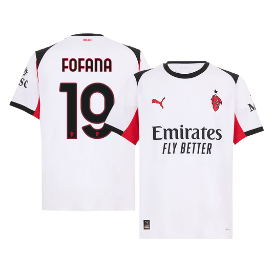 Camiseta de visitante del AC Milan FOFANA #19 2025/26