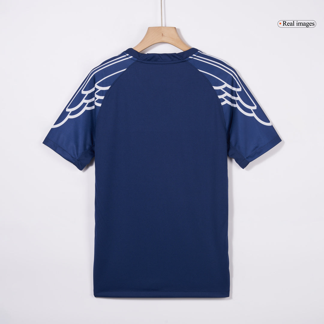 O.DEMBÉLÉ #10 PSG Cuarta camiseta de fútbol visitante 2024/25 Azul marino - UCL