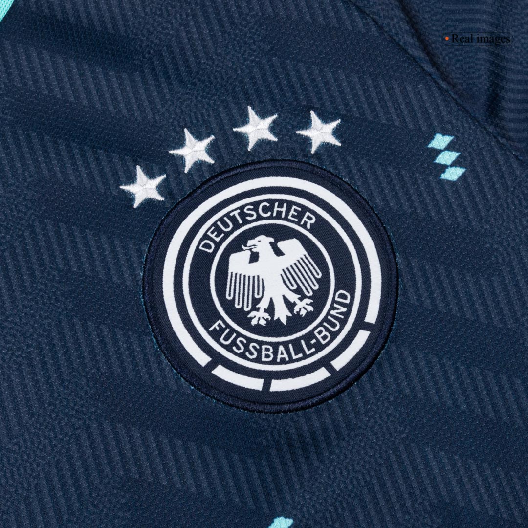 Camiseta de fútbol de visitante de Alemania WIRTZ #17 para el Mundial 2026, color azul marino