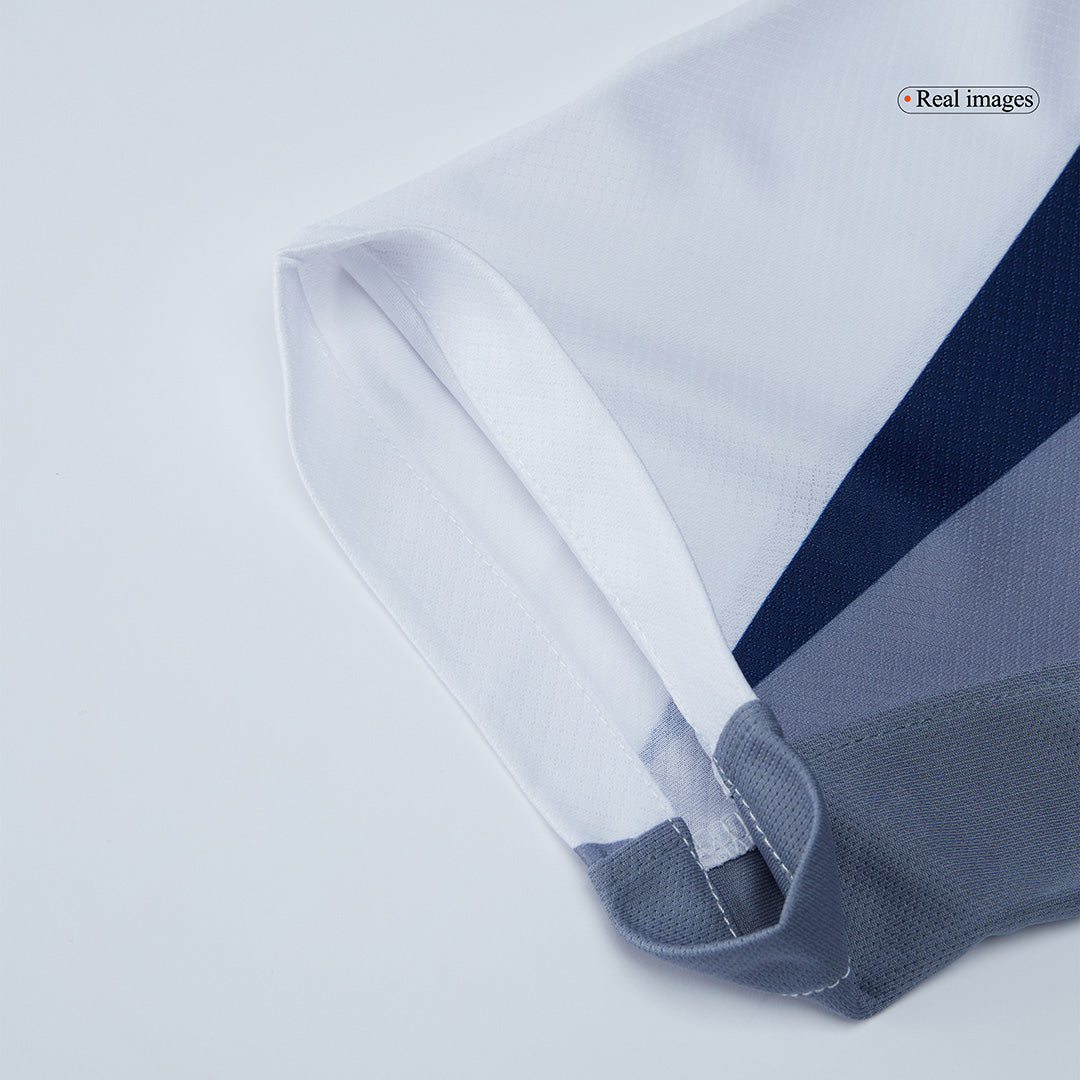 Kit de fútbol local del Tottenham Hotspur (camiseta y pantalón corto) 2025/26, color blanco