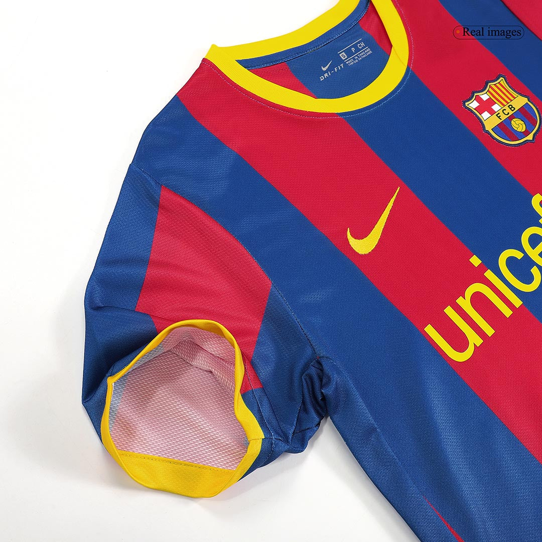 Camiseta retro de fútbol local del Barcelona XAVI #6 2010/11