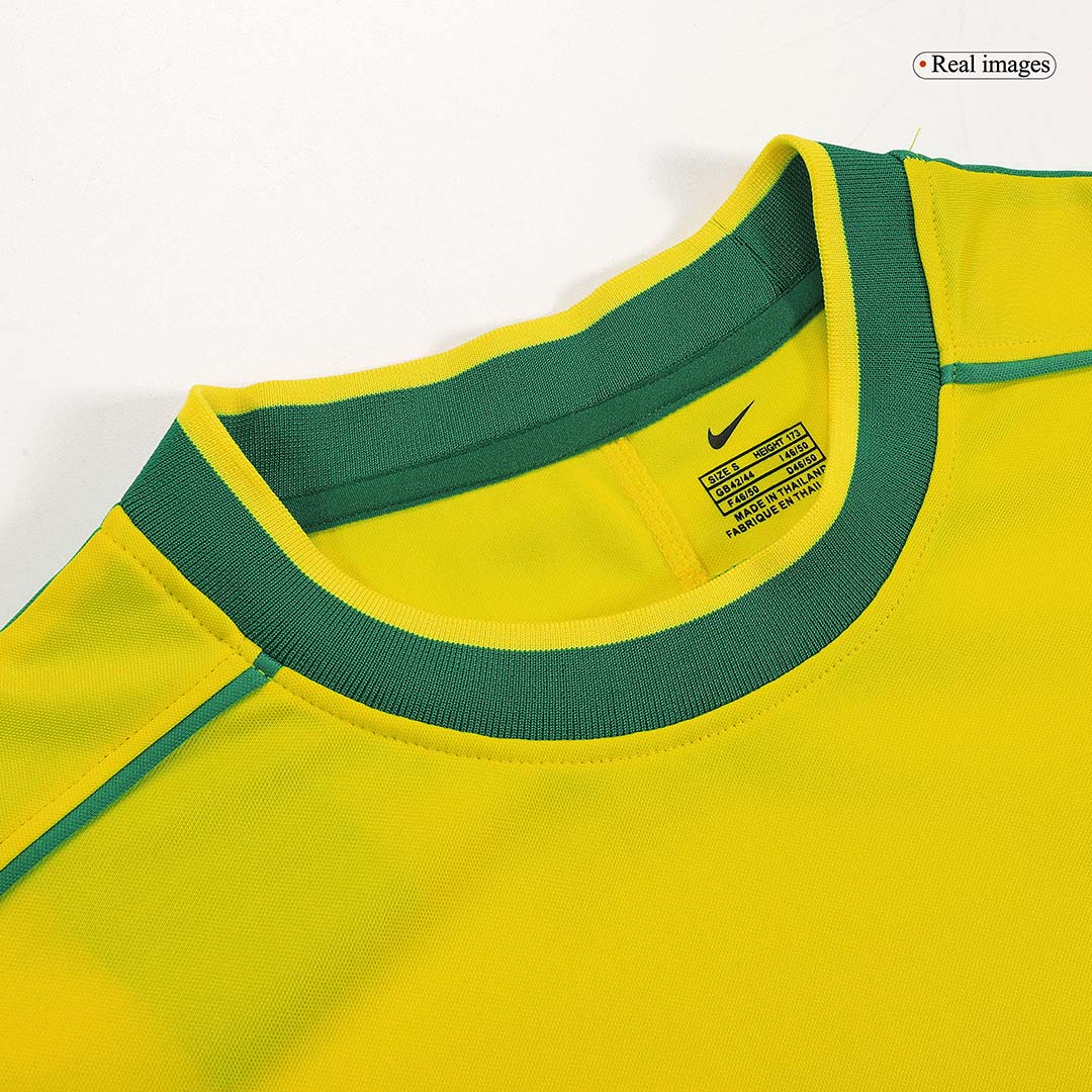 Camiseta retro de fútbol local de Brasil CAFU #2 1998 - Copa Mundial
