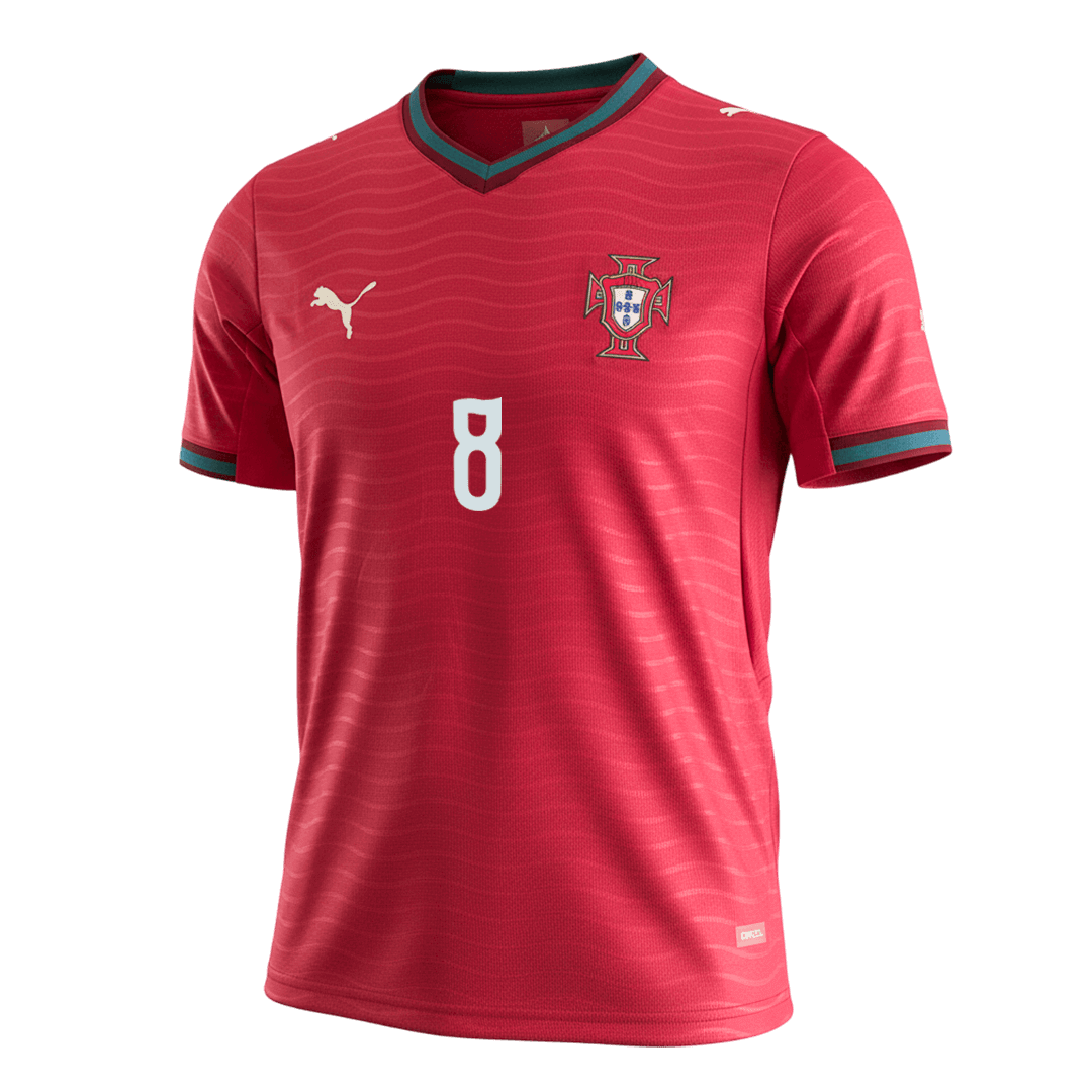 Camiseta de fútbol local de Portugal B.FERNANDES #8 2026