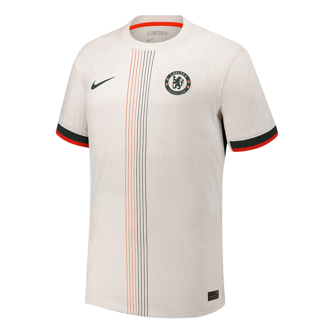 Camiseta de fútbol visitante auténtica GARNACHO #49 del Chelsea 2025/26