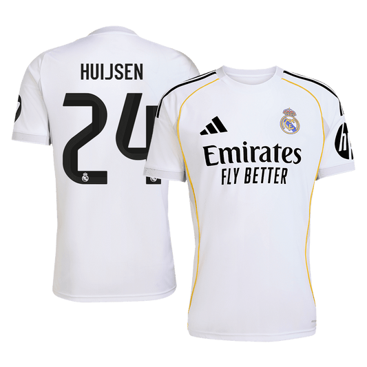 Camiseta de fútbol local Real Madrid HUIJSEN #24 2025/26 (grande)