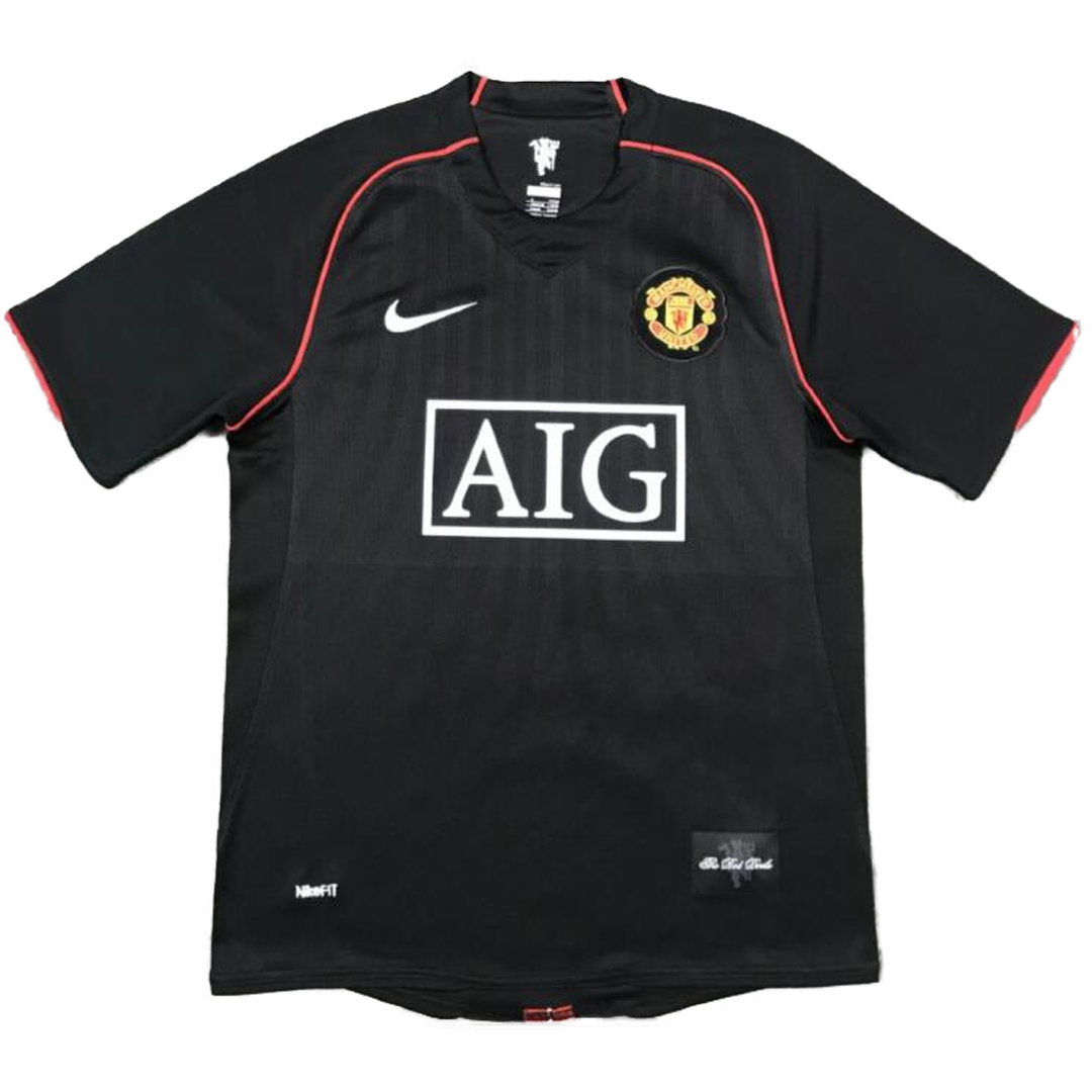 Camiseta de fútbol retro de visitante del Manchester United SCHOLES #18 2007/08