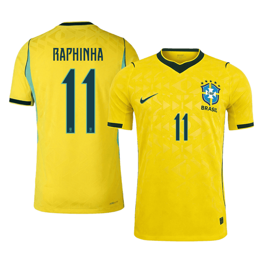 Auténtica camiseta de local de Raphinha #11 de Brasil para la temporada 2026