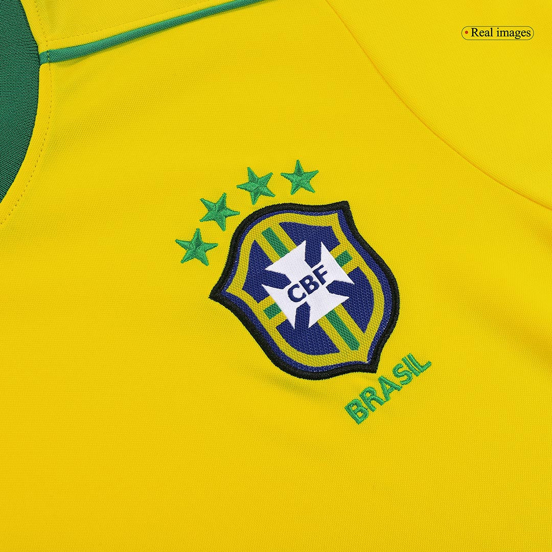 Camiseta retro de fútbol local de Brasil RIVALDO #10 1998 - Copa Mundial