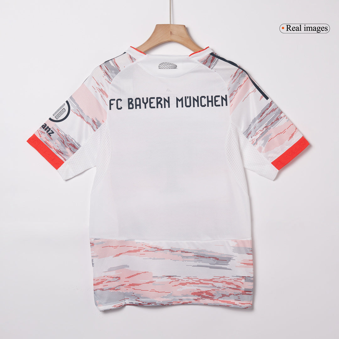 Camiseta de visitante auténtica MÜLLER #25 del Bayern Múnich 2025/26, blanca