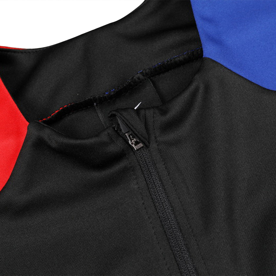 Kit de sudadera con cremallera del Barcelona para niño (camiseta y pantalón) 2024/25