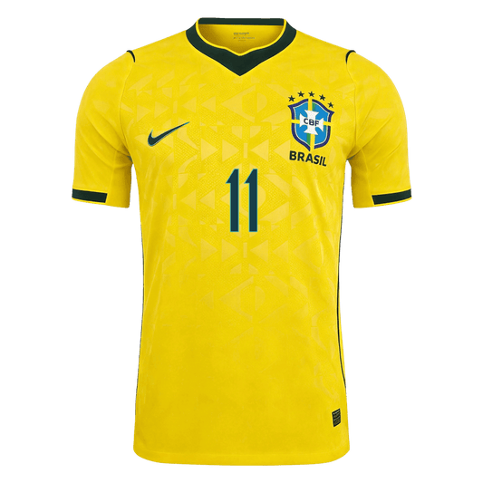 Auténtica camiseta de local de Raphinha #11 de Brasil para la temporada 2026
