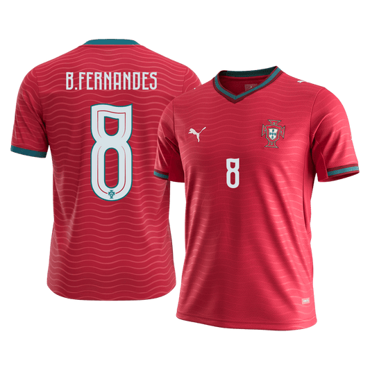 Camiseta de fútbol local de Portugal B.FERNANDES #8 2026