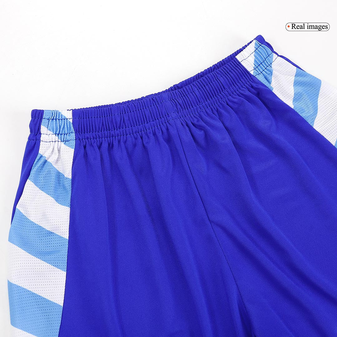 Kit de fútbol visitante de Argentina para niños (Kit y pantalón corto) 2024