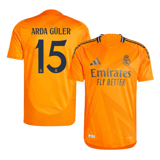 Camiseta de fútbol auténtica de visitante del Real Madrid ARDA GÜLER #15