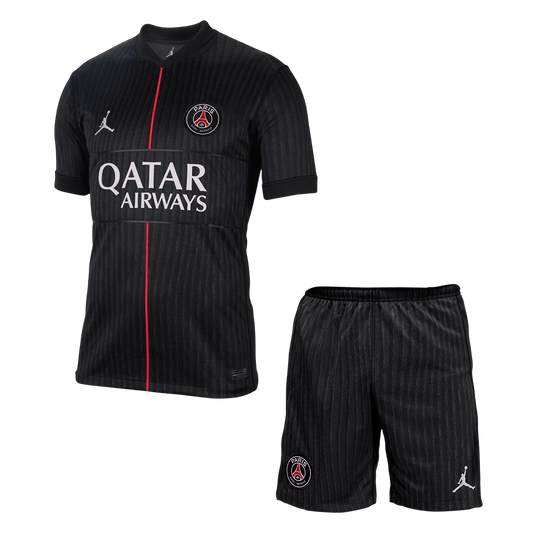 Kit de fútbol visitante del PSG (camiseta y pantalón corto) 2025/26