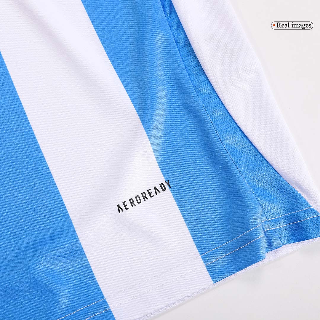 Kit de fútbol local de Argentina para niños (Kit y pantalón corto) Copa América 2024