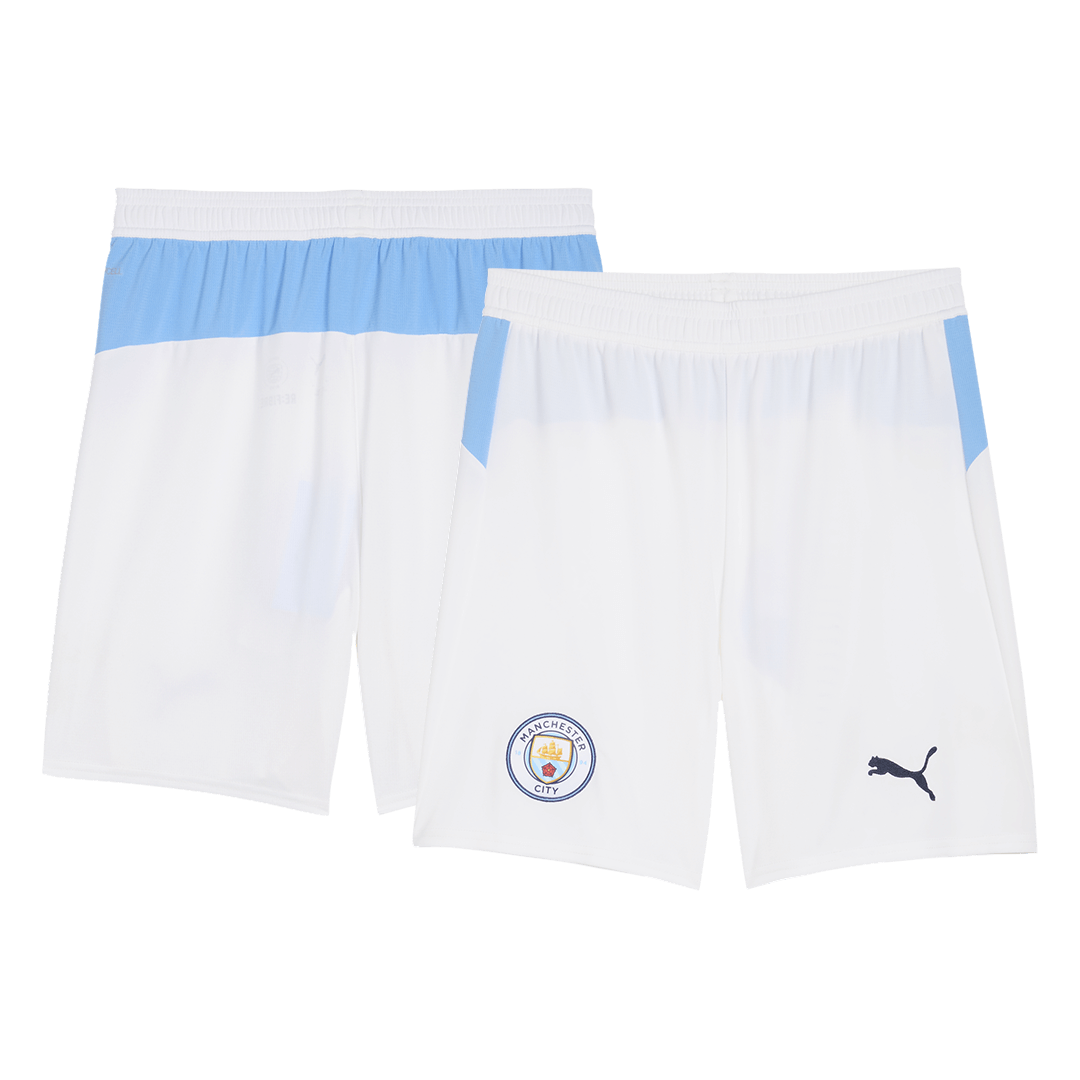 Kit de fútbol local del Manchester City (camiseta y pantalón corto) 2025/26 azul