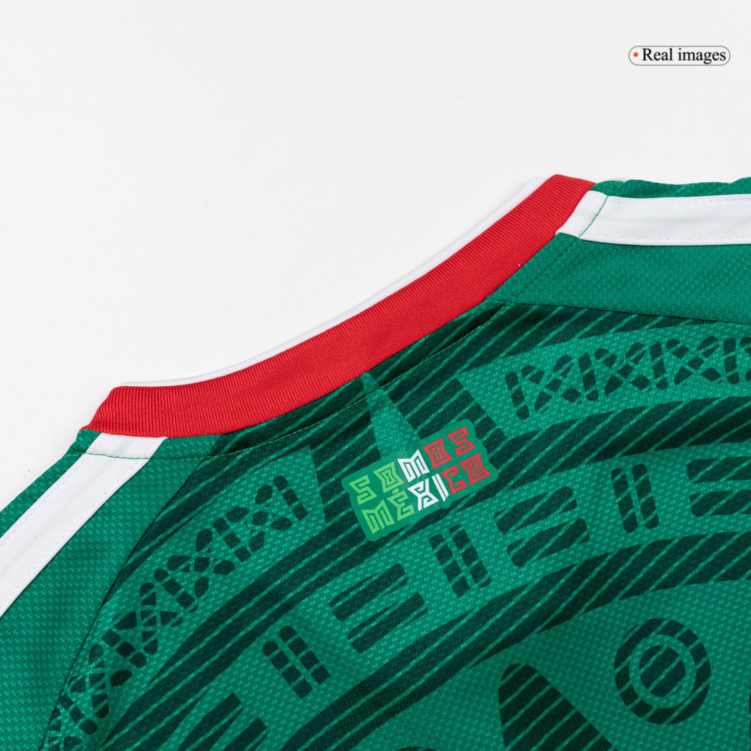 Uniforme local de México (camiseta + pantalón corto + calcetines) para el Mundial 2026