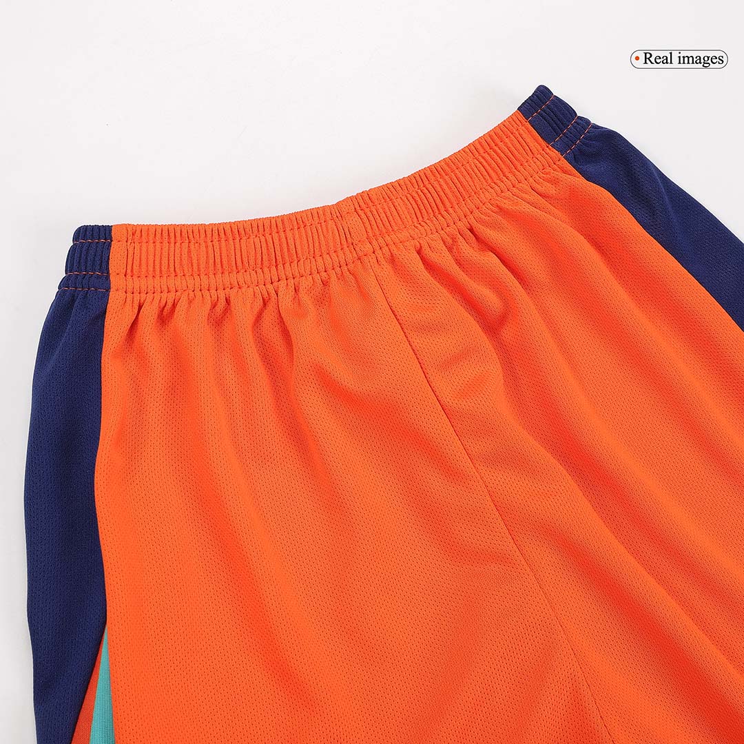 Kit de fútbol local de Países Bajos para niños (Kit, pantalón corto y medias) para la Eurocopa 2024