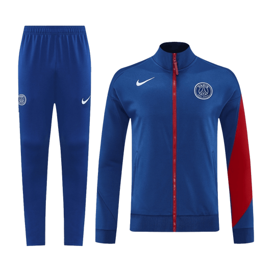 Chaqueta de entrenamiento del PSG 25/26 (Chaqueta + Pantalón) Azul Marino y Rojo
