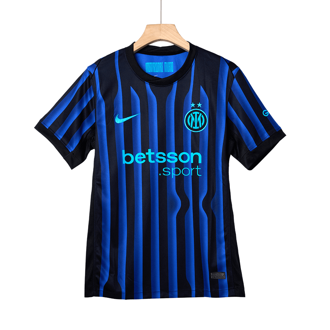 Camiseta de fútbol local LAUTARO #10 Inter de Milán 2025/26 Azul y Negro