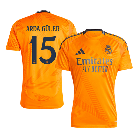 Camiseta de fútbol visitante del Real Madrid ARDA GÜLER #15 - Súper (talla grande)