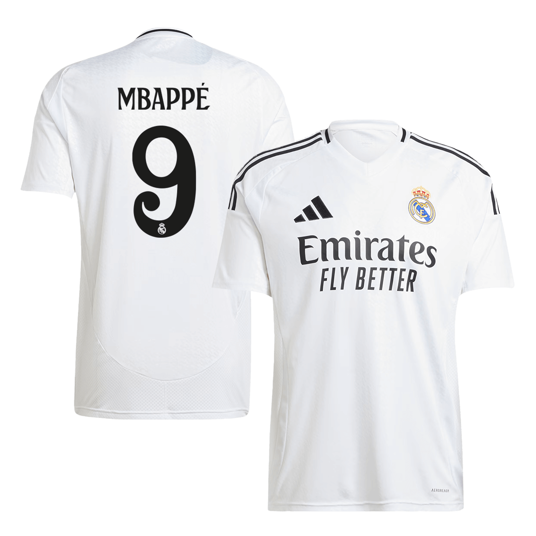 Camiseta de fútbol local del Real Madrid MBAPPÉ #9 (grande)