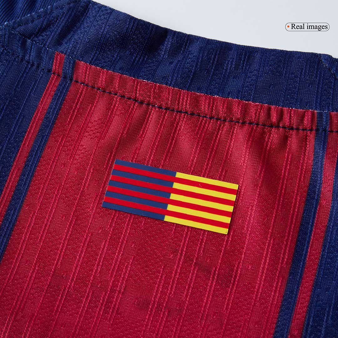 Camiseta de fútbol local del Barcelona 2025/26, auténtica, RASHFORD #14, roja y azul