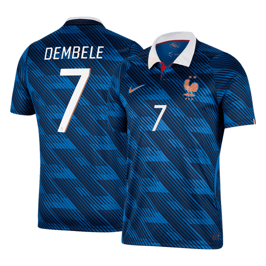 DEMBELE #7 Camiseta de local de Francia para el Mundial 2026 Azul