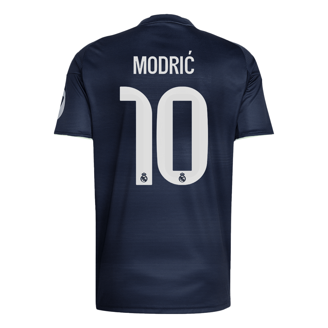 Camiseta de fútbol de segunda equipación Real Madrid MODRIĆ #10 2025/26