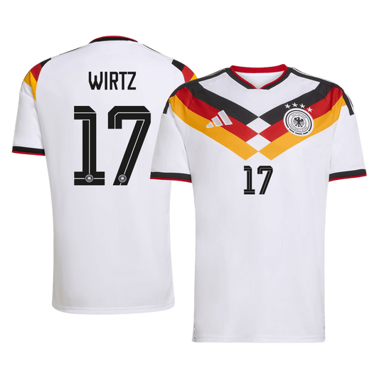 Camiseta de fútbol local WIRTZ #17 de Alemania 2026