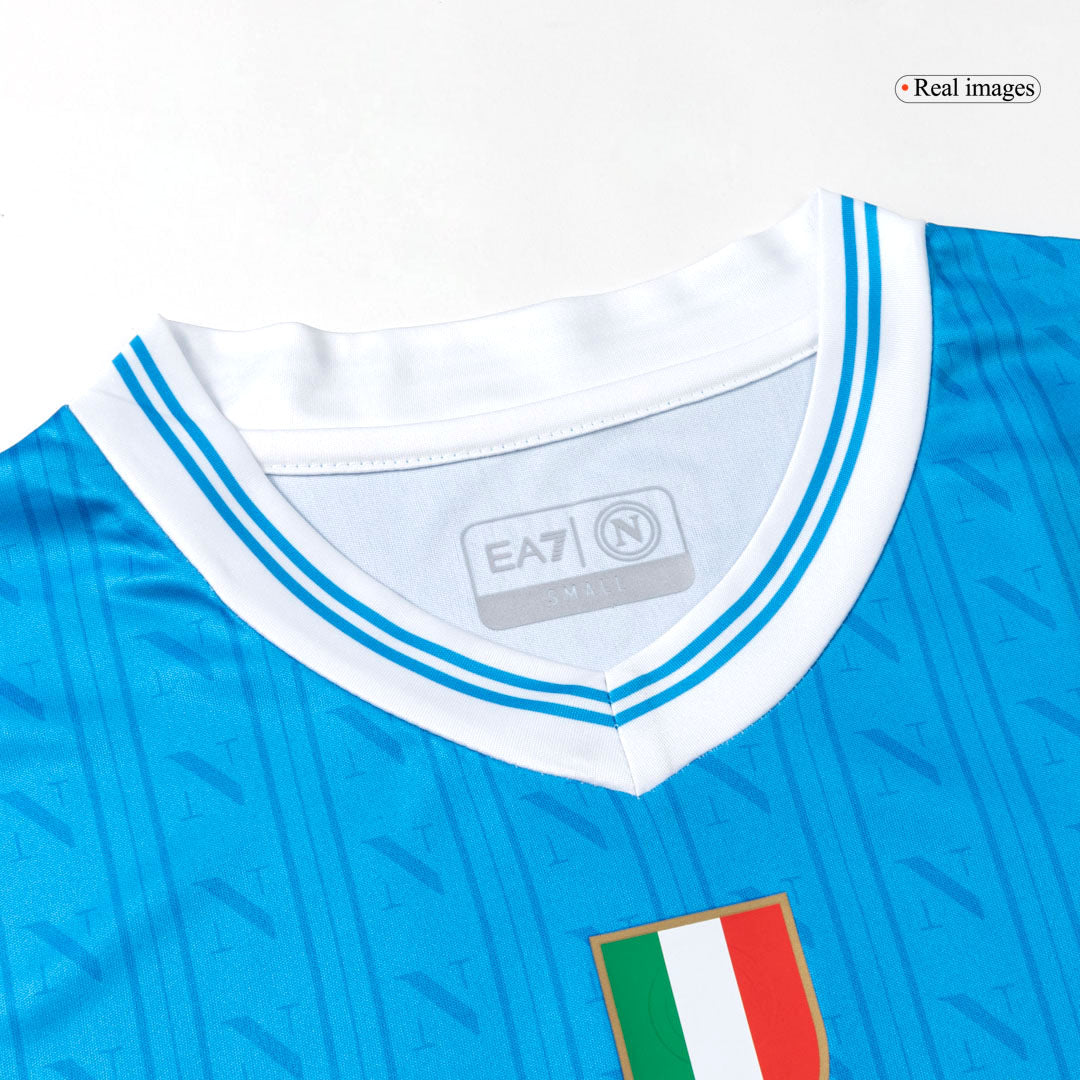 Camiseta de fútbol local LUKAKU #9 Napoli 2025/26 Azul