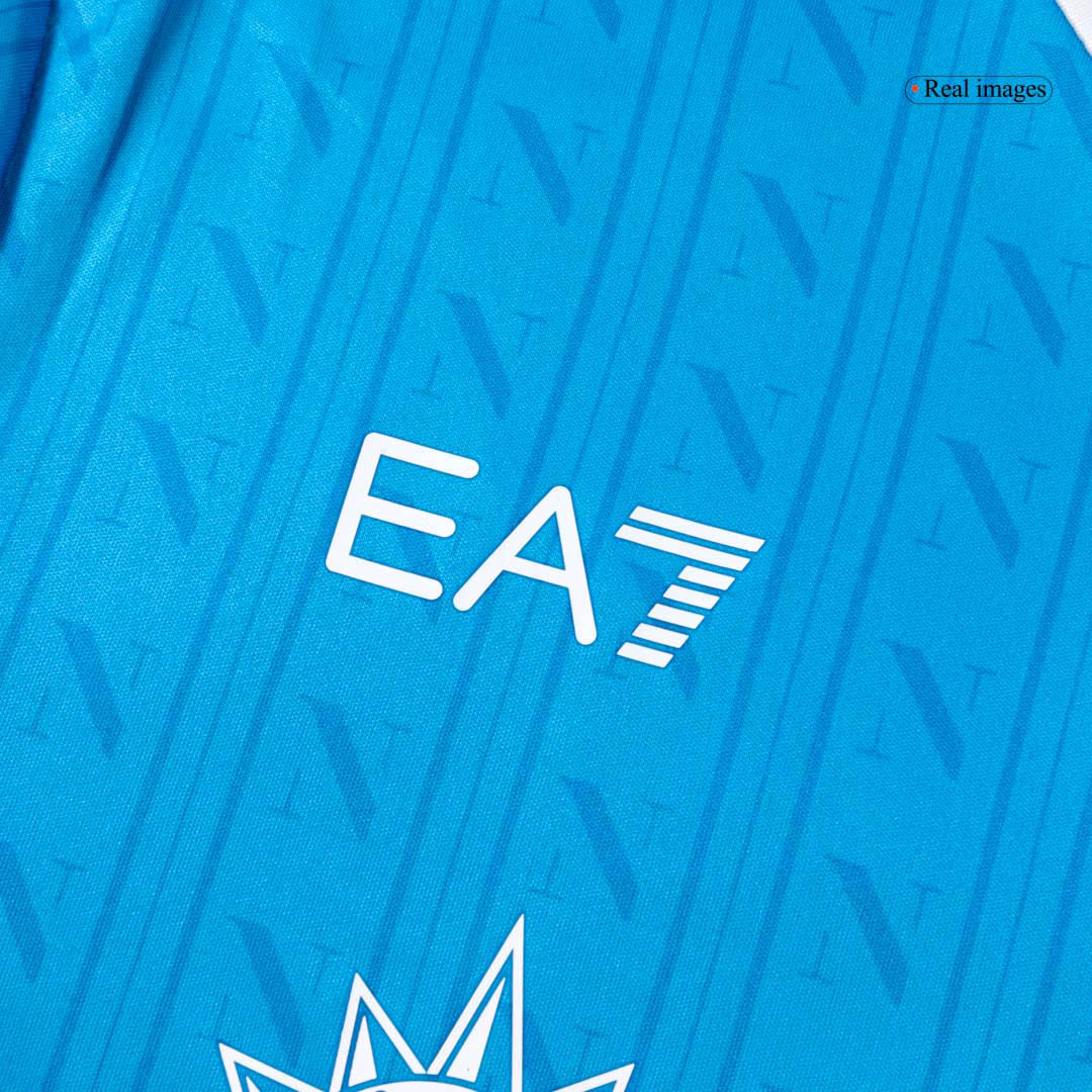 Camiseta de fútbol local del Napoli DE BRUYNE #11 2025/26 Azul