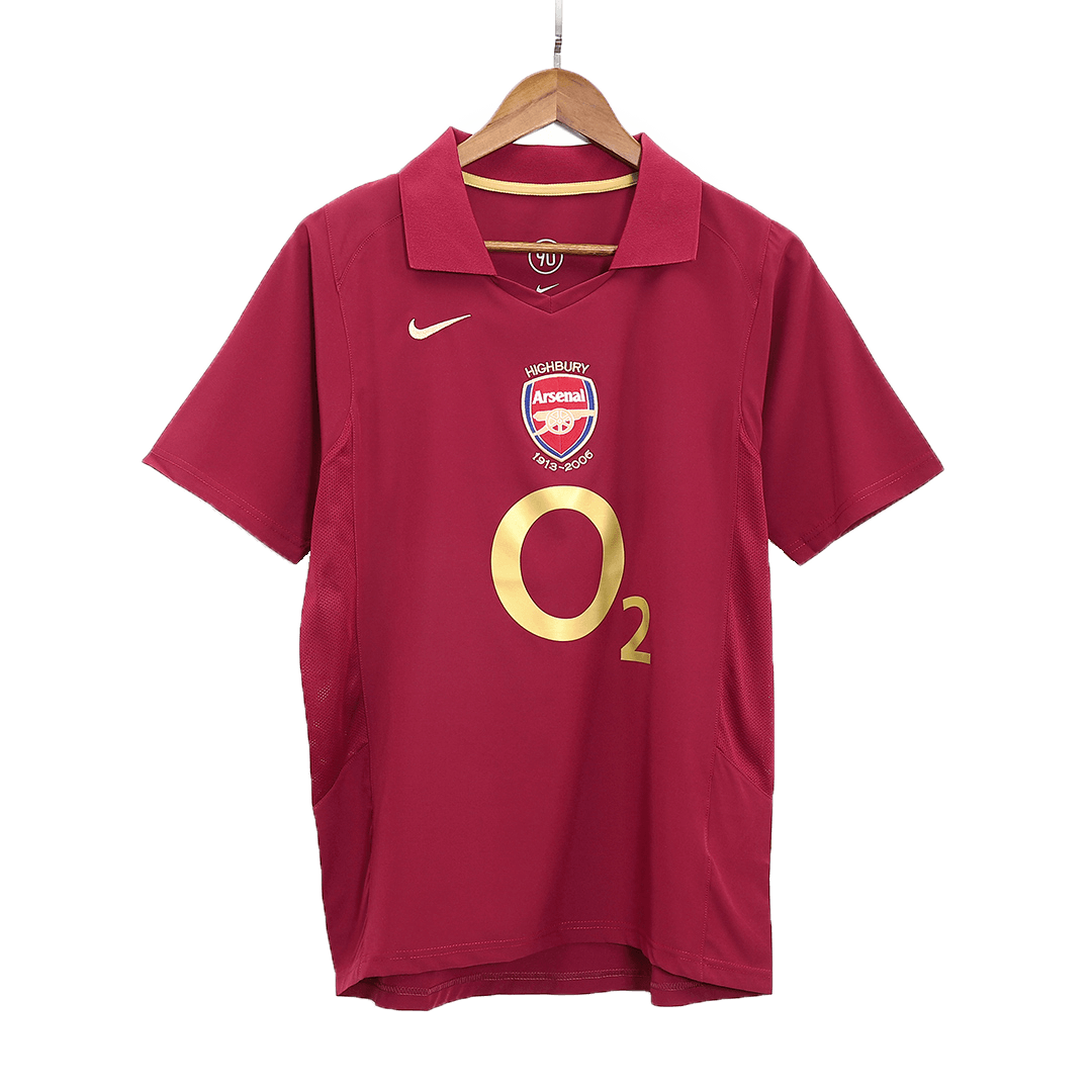 Camiseta de fútbol retro HENRY #14 2005/06 del Arsenal