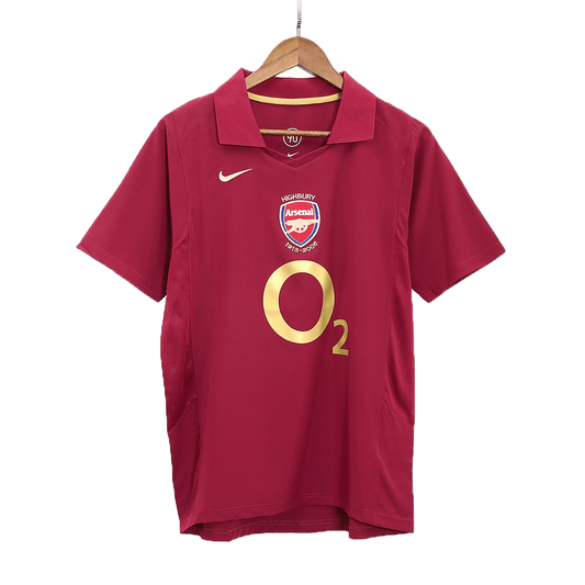 Camiseta de fútbol retro HENRY #14 2005/06 del Arsenal