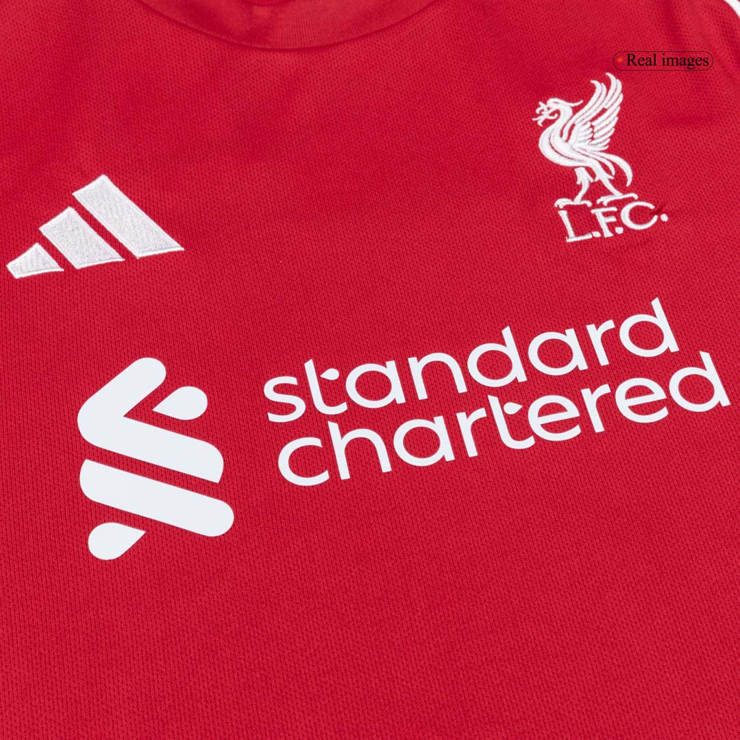 Camiseta de fútbol local del Liverpool para mujer 25/26, roja