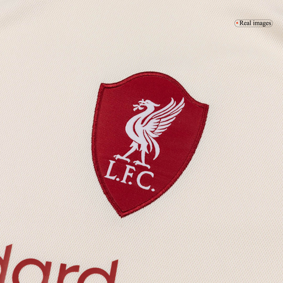 Camiseta de fútbol visitante ISAK #9 Liverpool 25/26 Blanca