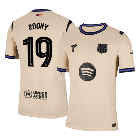 Camiseta de visitante del Barcelona Roony #19 2025/26
