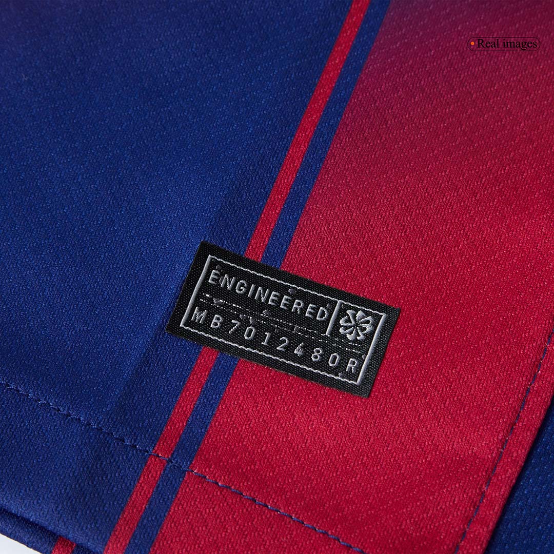 Camiseta de fútbol local ROONY #19 del Barcelona 2025/26, roja y azul - UCL