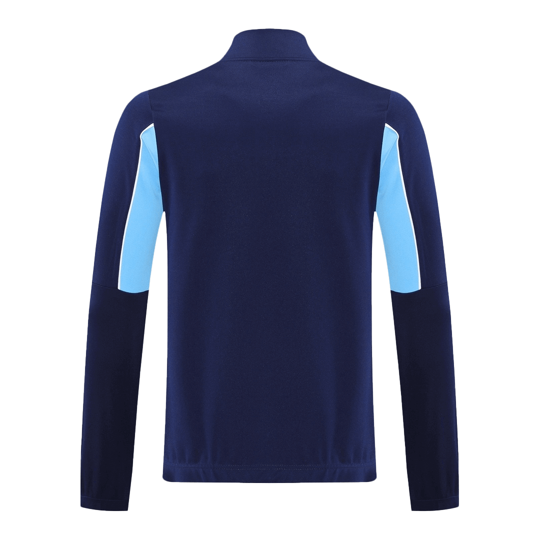 Chaqueta de entrenamiento del Manchester City 25/26 (Chaqueta + Pantalón), Azul Marino