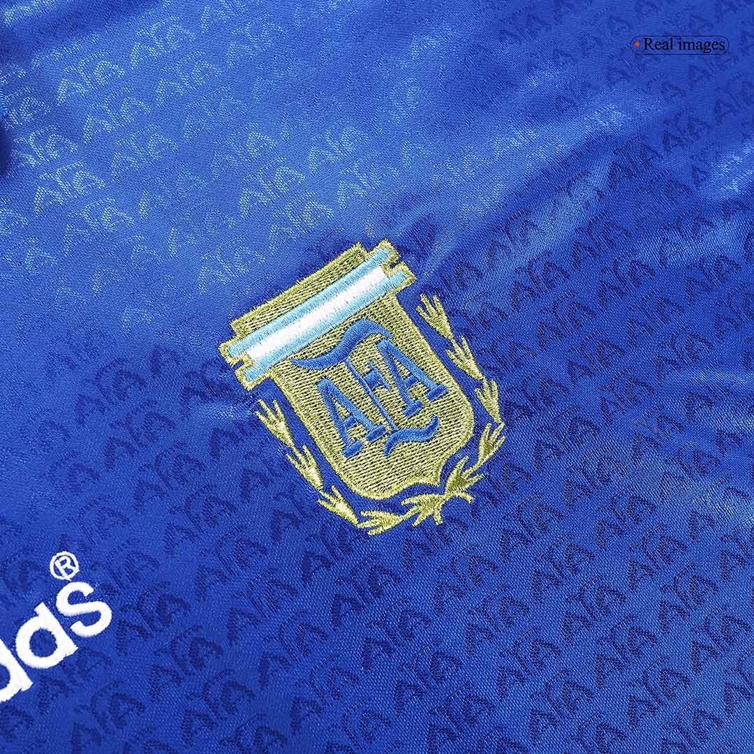 Camiseta de fútbol retro de visitante de Argentina n.° 10 de 1994