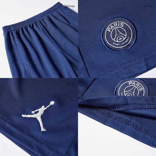 Kit de fútbol visitante del PSG para niños (Kit y pantalón corto) 2024/25, azul marino