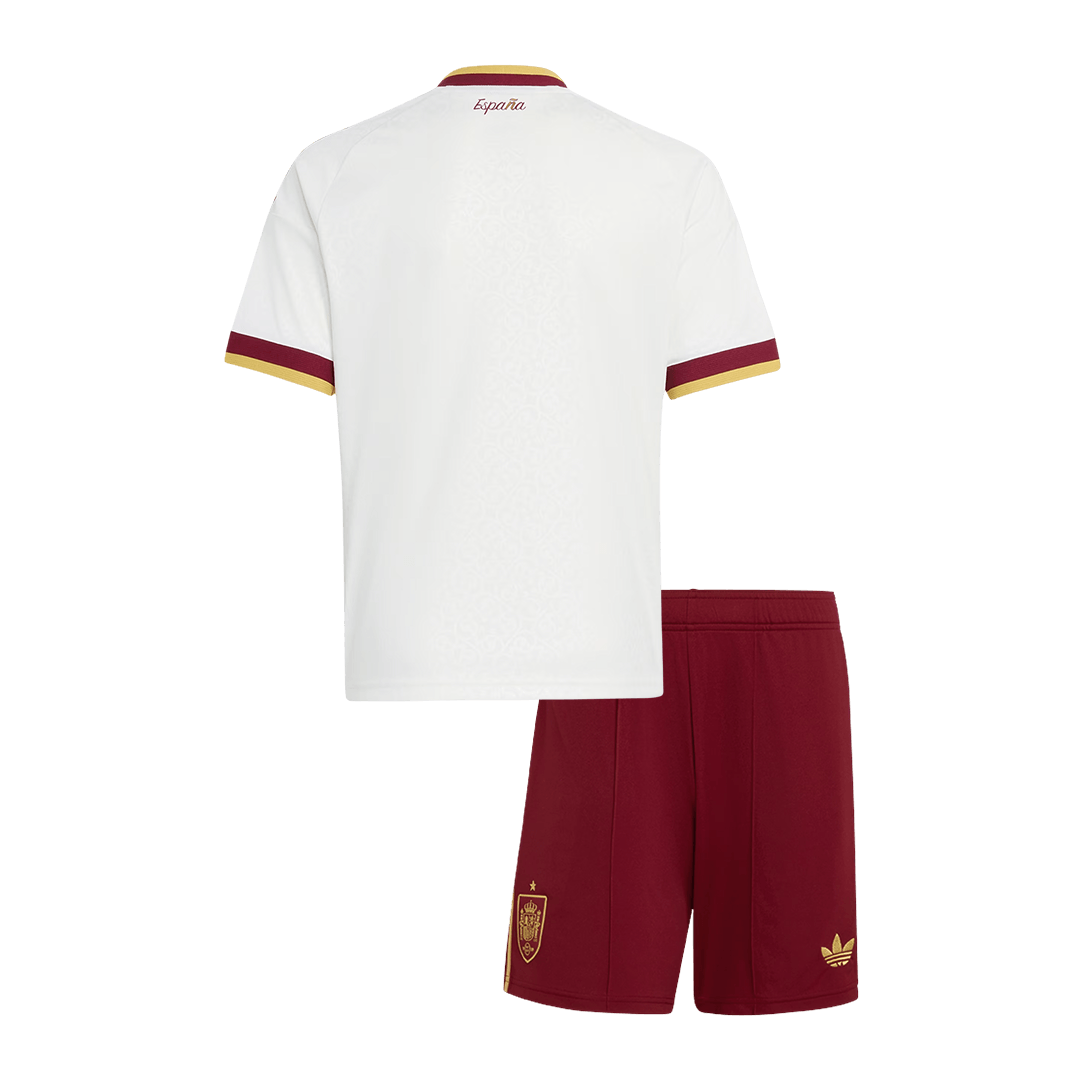 Conjunto infantil de camiseta y pantalón corto de la selección española (camiseta + pantalón corto) para el Mundial 2026